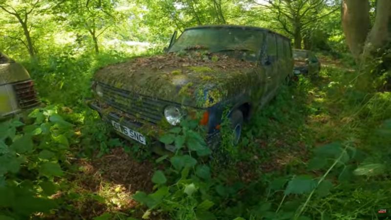 Abandoned Range Rover 1987