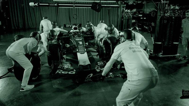 Red Bull Pitch Black Pit Stop