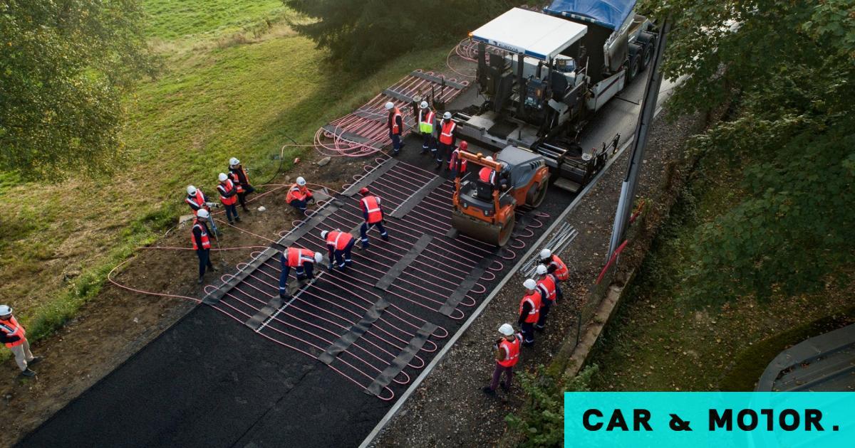 C’est la route qui fait fondre la neige par elle-même – Quelle nouvelle technologie utilise-t-elle (vidéo)