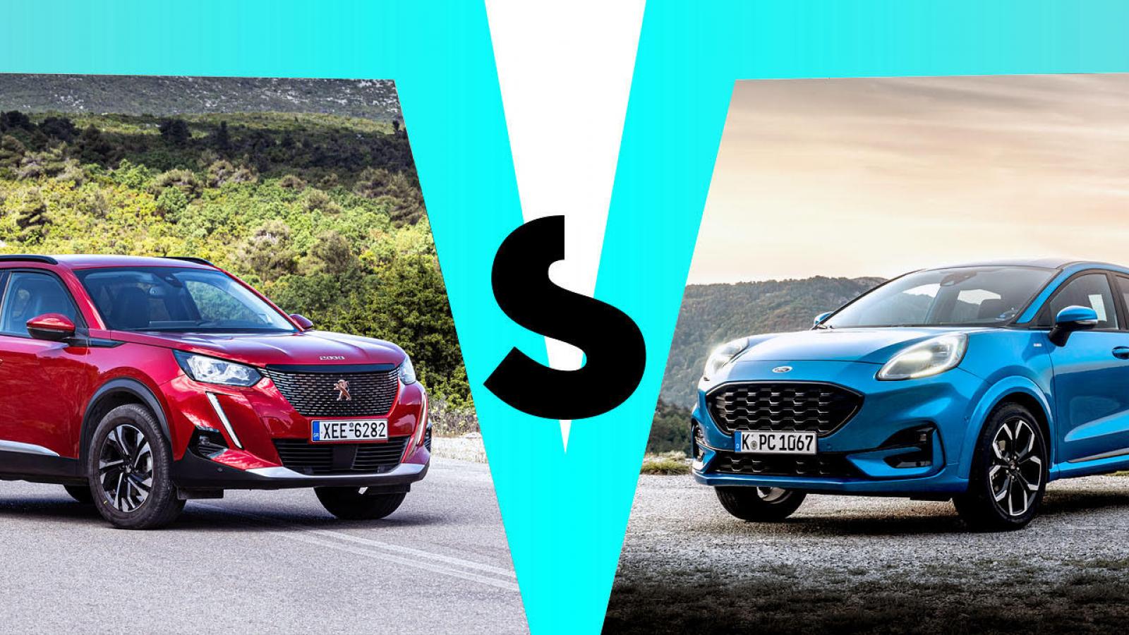 Peugeot 2008 vs discount ford puma 2021