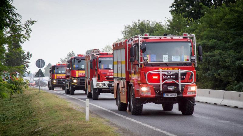 Romanian fire truck