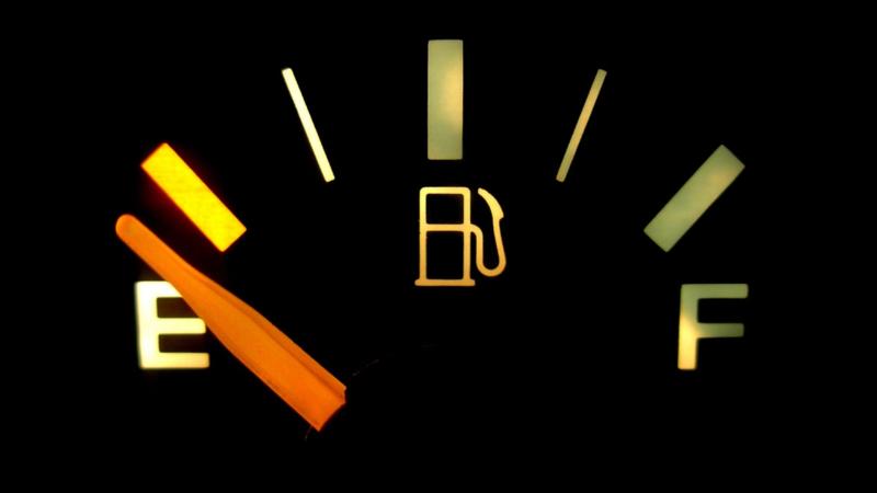 Running on empty gas tank 1