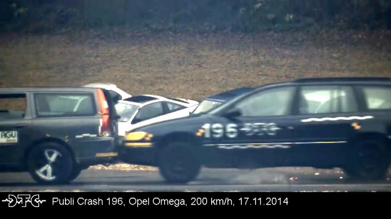 crash tests 200 χλμ./ώρα Dynamic test Center Ελβετία