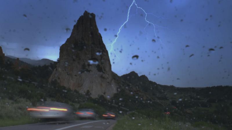 Driving in a lightning storm 1