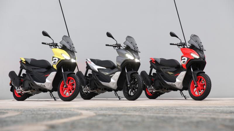 Νέο Aprilia SR GT mini GT scooter 2022