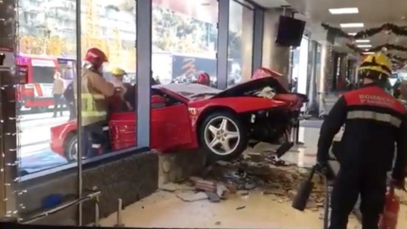 ferrari accident