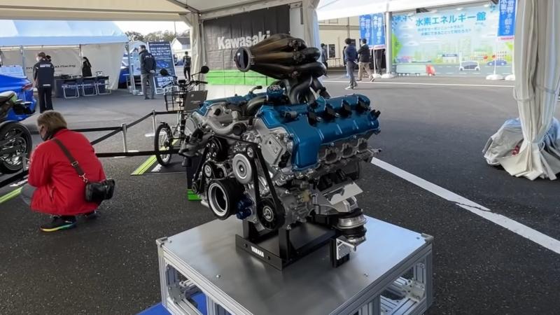 Yamaha V8 κινητήρας υδρογόνου 2021 Toyota