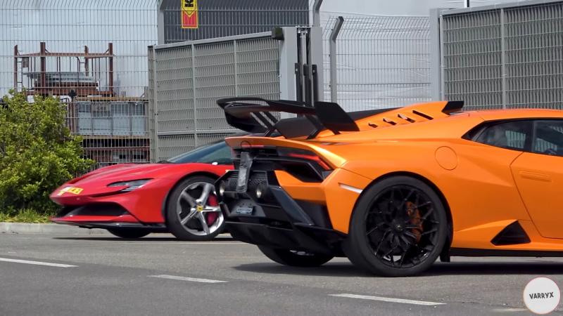 Lamborghini Factory Ferrari SF90 Stradale