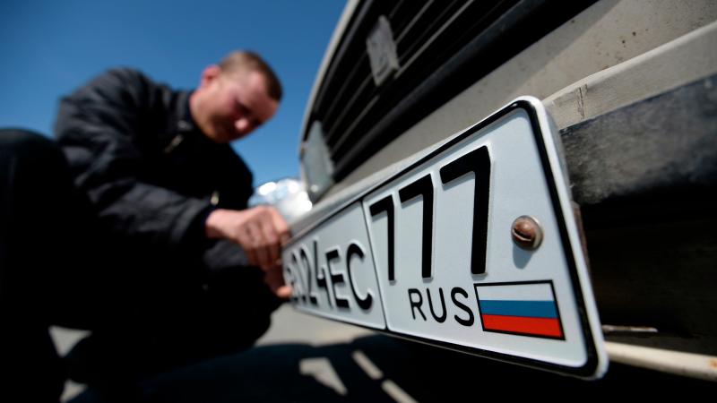 Russian number plates 1