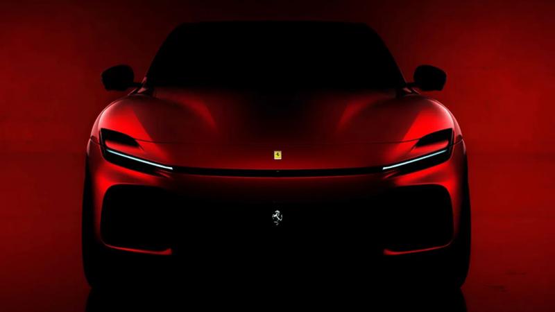 Ferrari Purosangue teaser