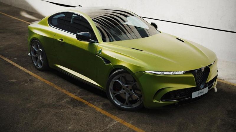 Alfa Romeo Giulia Quadrifoglio Coupe render