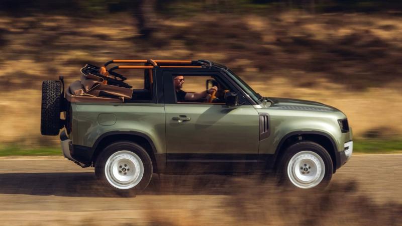 land rover defender convertible