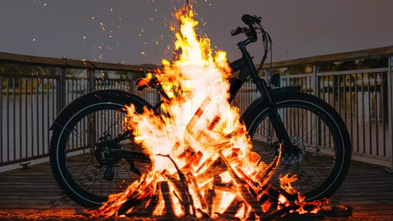 φωτιά σε ηλεκτρικά ποδήλατα