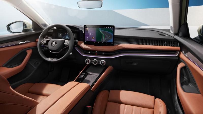 Skoda Superb interior 2023