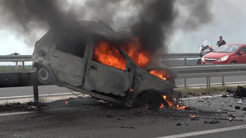 Σύγκρουση αυτοκινήτου που κινείται ανάποδα στην Εθνική