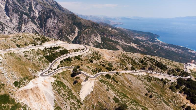 Llogara Πάσο Αλβανία, μαγευτική διαδρομή βουνό και θάλασσα