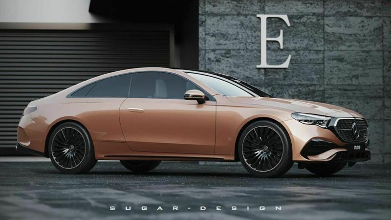 Mercedes E-Class Coupe render