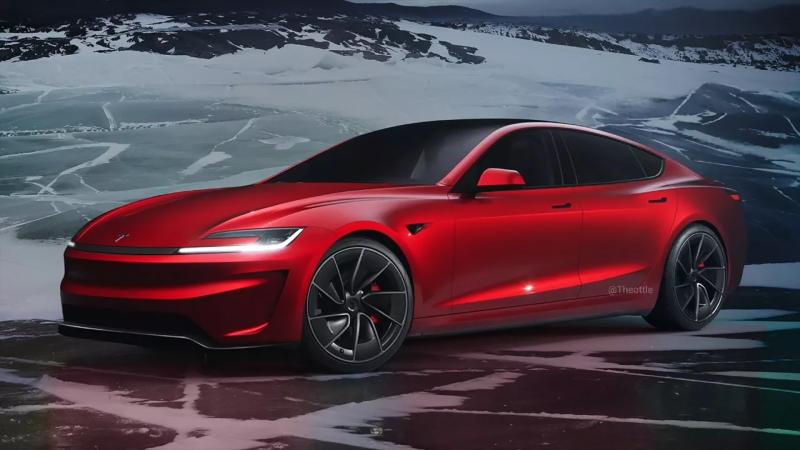 Tesla Model S render