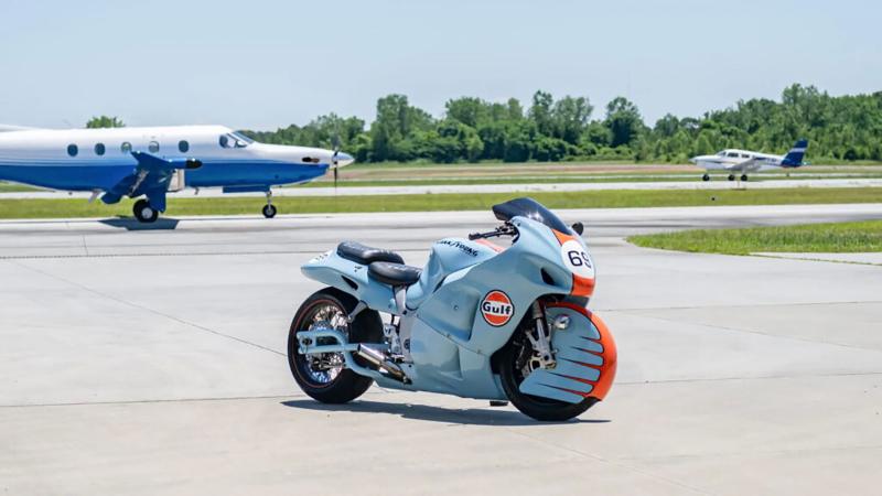 Suzuki Hayabusa Gulf Oil