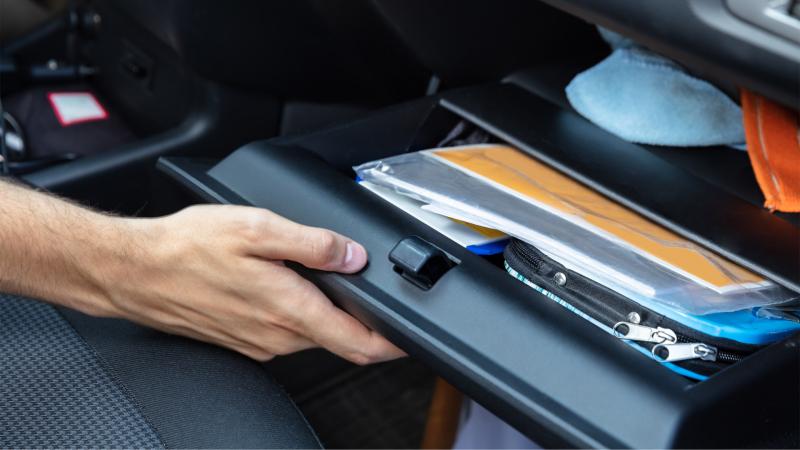 Car glove box