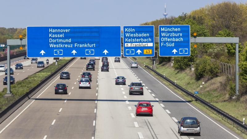 γερμανία αυτοκινητόδρομος στη Φρανκφούρτη