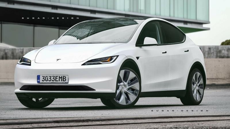 Tesla Model Y render