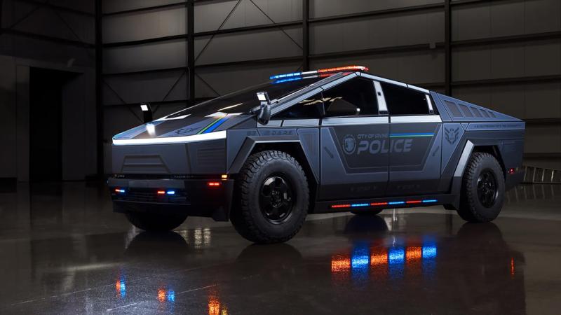 Tesla Cybertruck police