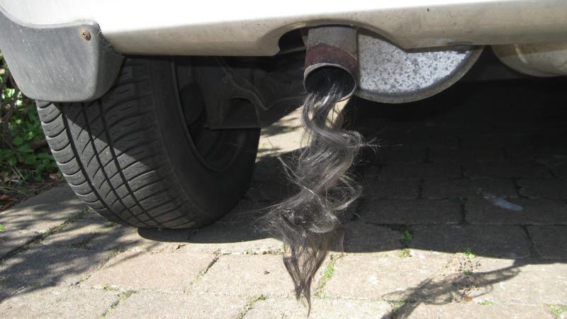 Exhaust pipe hair 3