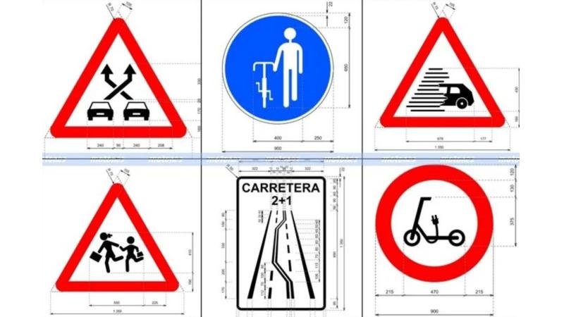 New road signs