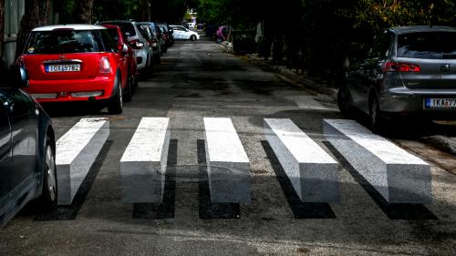 Η 3D διάβαση πεζών στο Χαλάνδρι