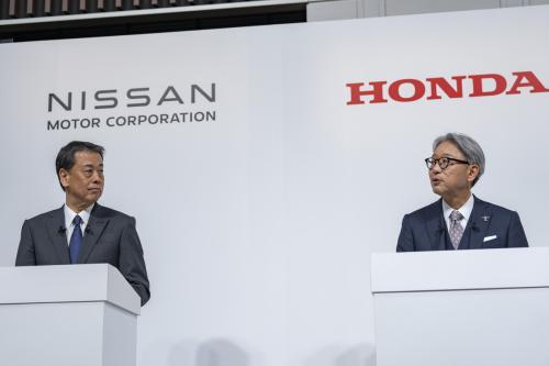 Honda and Nissan logos