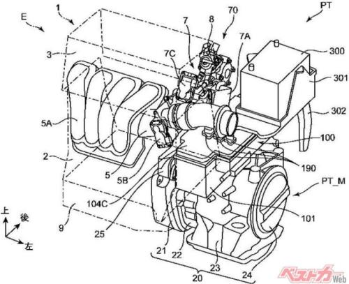 Mazda Hybrid Patent