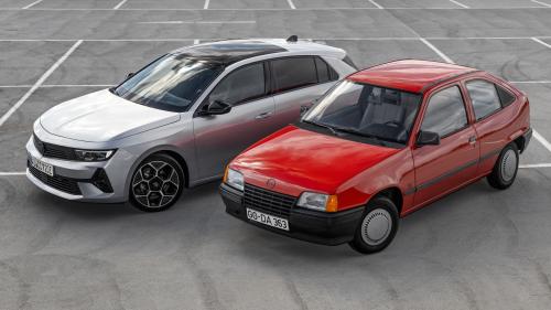 Opel Kadett E 1984 and opel astra e