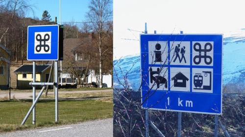 Sweden road sign 4